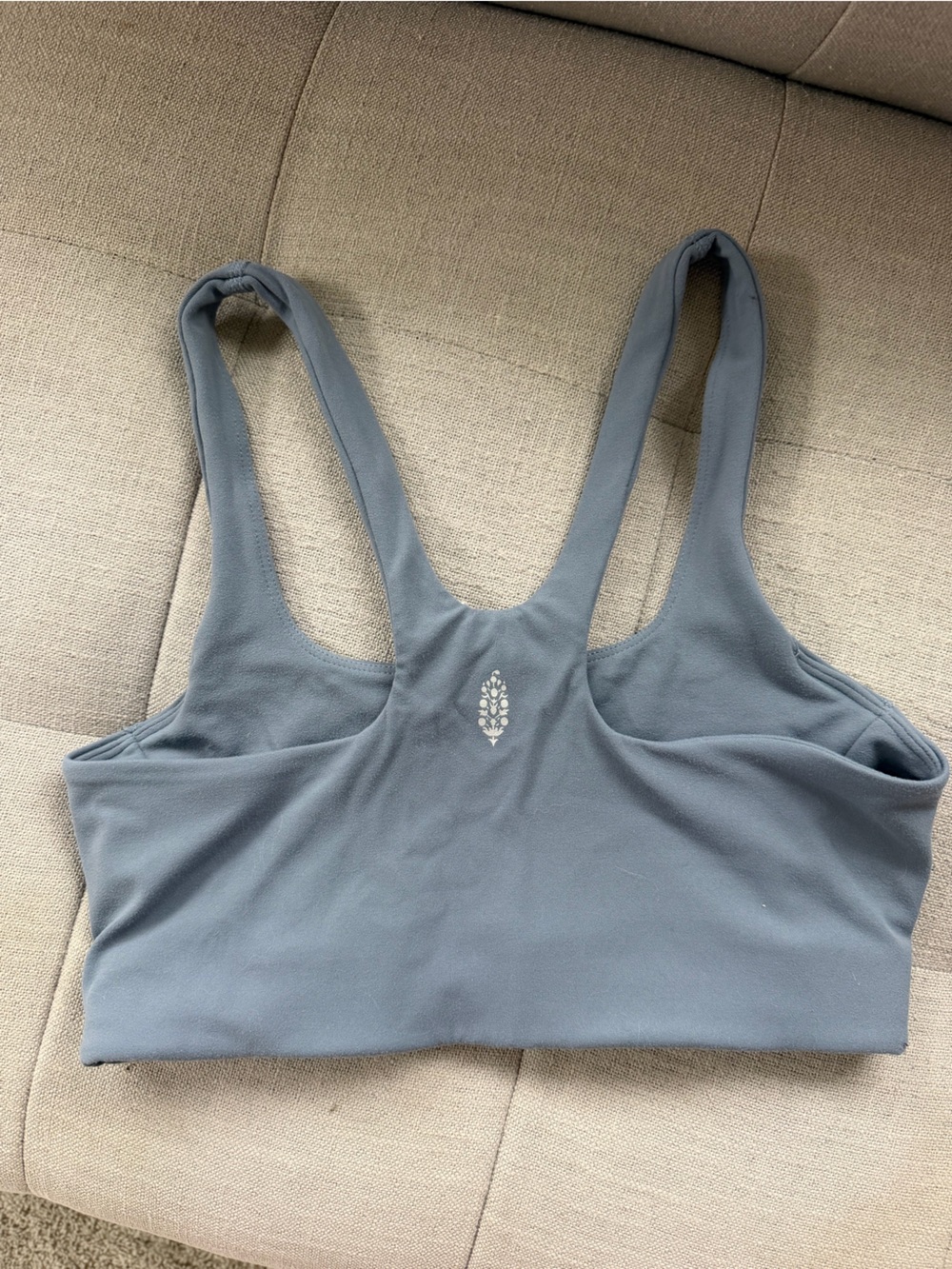 FP Movement by Free People Dusty Blue Seamless Sports Bralette